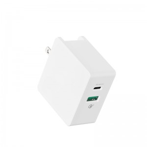 KPS-8006LC Chargeur mural 2 ports PD + QC3.0 / 5V3A